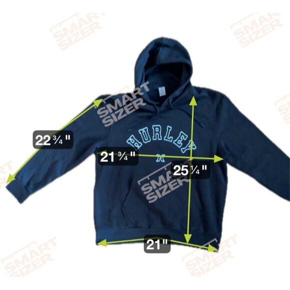 Hurley Mens XL Black Pullover Hoodie With Kangaroo Pocket & Drawstring - Picture 8 of 8